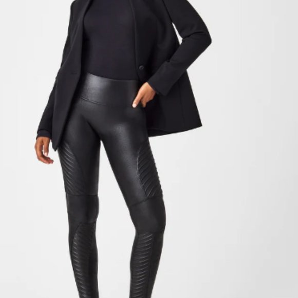 Spanx Legging Bundle Sz Medium Seamless/Leather